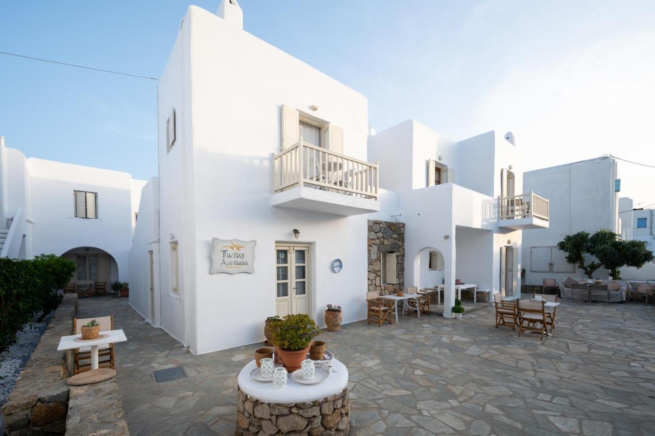 Twins-Trisa Apartments Ornos (Mykonos) Exterior foto